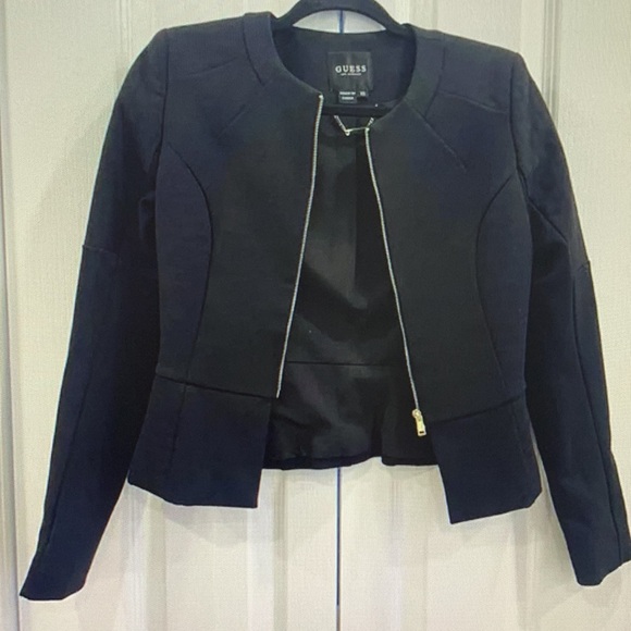 GUESS Women's Black Jacket - Picture 3 of 5
